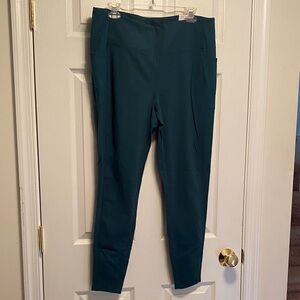 Mondetta Green High-Rise Ribbed Panel Leggings…size XXL